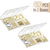 image:imageMr Pen Picture Hanging Kit 410 pcs Gold Assorted Hooks Nails  Sawtooth Hangers DRings Steel Wire Ring Hooks Home Wall Mount Hardware for Frames Canvas DcorGold