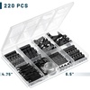 image:imageMr Pen Picture Hanging Kit 410 pcs Gold Assorted Hooks Nails  Sawtooth Hangers DRings Steel Wire Ring Hooks Home Wall Mount Hardware for Frames Canvas DcorBlack