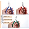 image:imageMr Pen Pliers for Jewelry Making 3 Pack Chain Nose  Round Nose Pliers Set and Wire Cutter for Beading Wire Wrapping Jump Rings Jewelry Repair Crafting DIYBlue  Green  Red