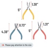 image:imageMr Pen Pliers for Jewelry Making 3 Pack Chain Nose  Round Nose Pliers Set and Wire Cutter for Beading Wire Wrapping Jump Rings Jewelry Repair Crafting DIYMulticolor 2