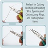 image:imageMr Pen Pliers for Jewelry Making 3 Pack Chain Nose  Round Nose Pliers Set and Wire Cutter for Beading Wire Wrapping Jump Rings Jewelry Repair Crafting DIYShades of Green