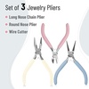 image:imageMr Pen Pliers for Jewelry Making 3 Pack Chain Nose  Round Nose Pliers Set and Wire Cutter for Beading Wire Wrapping Jump Rings Jewelry Repair Crafting DIYPastel