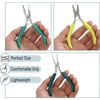 image:imageMr Pen Pliers for Jewelry Making 3 Pack Chain Nose  Round Nose Pliers Set and Wire Cutter for Beading Wire Wrapping Jump Rings Jewelry Repair Crafting DIYShades of Green