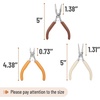 image:imageMr Pen Pliers for Jewelry Making 3 Pack Chain Nose  Round Nose Pliers Set and Wire Cutter for Beading Wire Wrapping Jump Rings Jewelry Repair Crafting DIYAutumn