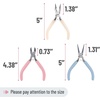 image:imageMr Pen Pliers for Jewelry Making 3 Pack Chain Nose  Round Nose Pliers Set and Wire Cutter for Beading Wire Wrapping Jump Rings Jewelry Repair Crafting DIYPastel