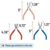 image:imageMr Pen Pliers for Jewelry Making 3 Pack Chain Nose  Round Nose Pliers Set and Wire Cutter for Beading Wire Wrapping Jump Rings Jewelry Repair Crafting DIYMulticolor 1