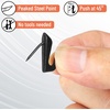 image:imageMr Pen Push Pin Hooks for Hanging Pictures 30 Pack  Decorative Push Pins for Wall Tacks Wall Pins for Hanging and Bulletin Board SilverBronzeBlack