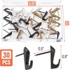 image:imageMr Pen Push Pin Hooks for Hanging Pictures 30 Pack  Decorative Push Pins for Wall Tacks Wall Pins for Hanging and Bulletin Board SilverBronzeBlack