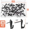 image:imageMr Pen Push Pin Hooks for Hanging Pictures 30 Pack Black  Decorative Push Pins for Wall Tacks Wall Pins for Hanging and Bulletin Board