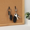 image:imageMr Pen Push Pin Hooks for Hanging Pictures 30 Pack Black  Decorative Push Pins for Wall Tacks Wall Pins for Hanging and Bulletin Board