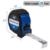 image:imageMr Pen Retractable Tape Measure 25 ft Purple Easy Read  Steel Retractable Measuring Tape with Fractions Ideal for Construction amp DIY ProjectsDark Blue