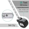 image:imageMr Pen Retractable Tape Measure 25 ft Purple Easy Read  Steel Retractable Measuring Tape with Fractions Ideal for Construction amp DIY ProjectsGray