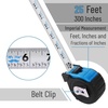 image:imageMr Pen Retractable Tape Measure 25 ft Purple Easy Read  Steel Retractable Measuring Tape with Fractions Ideal for Construction amp DIY ProjectsLight Blue