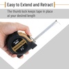 image:imageMr Pen Retractable Tape Measure 25 ft Purple Easy Read  Steel Retractable Measuring Tape with Fractions Ideal for Construction amp DIY ProjectsLight Brown