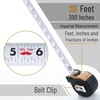 image:imageMr Pen Retractable Tape Measure 25 ft Purple Easy Read  Steel Retractable Measuring Tape with Fractions Ideal for Construction amp DIY ProjectsLight Brown