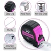 image:imageMr Pen Retractable Tape Measure 25 ft Purple Easy Read  Steel Retractable Measuring Tape with Fractions Ideal for Construction amp DIY ProjectsPink
