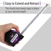 image:imageMr Pen Retractable Tape Measure 25 ft Purple Easy Read  Steel Retractable Measuring Tape with Fractions Ideal for Construction amp DIY ProjectsPurple