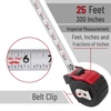 image:imageMr Pen Retractable Tape Measure 25 ft Purple Easy Read  Steel Retractable Measuring Tape with Fractions Ideal for Construction amp DIY ProjectsRedBlack