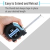 image:imageMr Pen Retractable Tape Measure 25 ft Purple Easy Read  Steel Retractable Measuring Tape with Fractions Ideal for Construction amp DIY ProjectsSky Blue