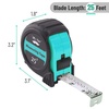 image:imageMr Pen Retractable Tape Measure 25 ft Purple Easy Read  Steel Retractable Measuring Tape with Fractions Ideal for Construction amp DIY ProjectsTurquoise Blue