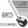 image:imageMr Pen Retractable Tape Measure 25 ft Purple Easy Read  Steel Retractable Measuring Tape with Fractions Ideal for Construction amp DIY ProjectsWhite