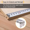 image:imageMr Pen Retractable Tape Measure 25 ft Purple Easy Read  Steel Retractable Measuring Tape with Fractions Ideal for Construction amp DIY ProjectsYellow Double Sided