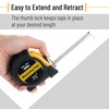 image:imageMr Pen Retractable Tape Measure 25 ft Purple Easy Read  Steel Retractable Measuring Tape with Fractions Ideal for Construction amp DIY ProjectsYellow