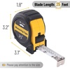 image:imageMr Pen Retractable Tape Measure 25 ft Purple Easy Read  Steel Retractable Measuring Tape with Fractions Ideal for Construction amp DIY ProjectsYellow