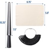 image:imageMr Pen Ring Sizer Measuring Tool Set  Ring Sizer Guage amp Plastic Ring Mandrel with 1 Polishing Cloth Ring Sizer Ring Measure for Fingers Ring Sizing Kit