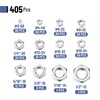 image:imageMr Pen SAE Hex Nuts Assortment Kit 405 pcs Stainless Steel