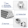 image:imageMr Pen SAE Hex Nuts Assortment Kit 405 pcs Stainless Steel