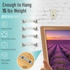image:imageMr Pen Sawtooth Picture Hangers 511 Pack Silver  Metal Picture Frame Hangers with Screws and Screwdriver
