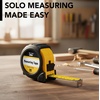 image:imageMr Pen Tape Measure 25Foot Yellow Steel Measuring Tape  Easy Read Tape Measure with Fractions Retractable Measuring Tape