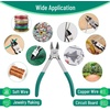 image:imageMr Pen Wire Cutter 6 Inch 5 Pack Green amp Ivory Ergonomic Rubber Handle  Spring Loaded Wire Cutters for Crafting Snips Flush Cut Pliers Diagonal Cutting PliersGreen  Ivory  Springloaded