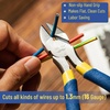 image:imageMr Pen Wire Cutter 6 Inch 5 Pack Green amp Ivory Ergonomic Rubber Handle  Spring Loaded Wire Cutters for Crafting Snips Flush Cut Pliers Diagonal Cutting PliersBlue