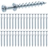 image:imageMr Pen Bear Claw Hangers 50 Pack Black  4in1 Hanging Screws for DRings Picture Hangers Picture Hanging Hooks Picture Hooks Screw Hooks for HangingSilver