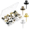 image:imageMr Pen Double Headed Picture Hanging Nails 80 Pack Silver  Picture Nails Tacks for Wall Hangings Wall Pins for Hanging Wall Nails for Hanging Thumb Tacks for Wall HangingBlack  Bronze  Silver  Gold