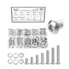 image:imageMr Pen Nuts and Bolts Assortment Kit 120 pcs Stainless Steel  M6 Screws 7 Sizes 1035mmHex Socket Head Cap Screws Assorted Nuts and Bolts Nut Bolt and Washer Assortment146 pcs  M67 Sizes 630mm