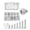 image:imageMr Pen Nuts and Bolts Assortment Kit 120 pcs Stainless Steel  M6 Screws 7 Sizes 1035mmHex Socket Head Cap Screws Assorted Nuts and Bolts Nut Bolt and Washer Assortment120 pcs  M67 Sizes 1035mm