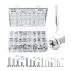 image:imageMr Pen Nuts and Bolts Assortment Kit 810 pcs  Stainless Steel M3 M4 M5 M6 Phillips Pan Head Assorted Nuts and Bolts Machine Screw Assortment Kit with Clear Storage Box