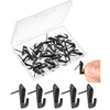image:imageMr Pen Push Pin Hooks for Hanging Pictures 30 Pack Black  Decorative Push Pins for Wall Tacks Wall Pins for Hanging and Bulletin Board
