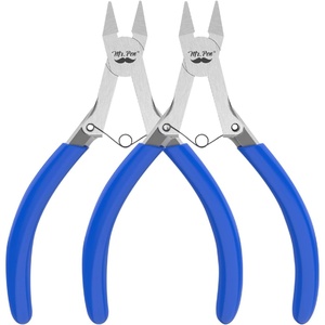 image:imageMr Pen 5 Wire Cutters Bulk 5 Pack Precision Cutting Pliers  Ultra Sharp Wire Snips Wire Clippers Diagonal Cutting Pliers for Jewelry Making Crafting Wire Cutters SetBlue