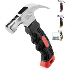 image:imageMr Pen Claw Hammer 8oz Orange Magnetic  Small Claw Nail Hammer for Women for Camping Wood Working House Repairs Claw Stubby TackRed