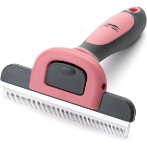 image:imageMr Pen Dog amp Cat Grooming Brush Shedding Deshedding Undercoat Brush SelfCleaning GrayPink