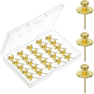 image:imageMr Pen Double Headed Picture Hanging Nails 80 Pack Silver  Picture Nails Tacks for Wall Hangings Wall Pins for Hanging Wall Nails for Hanging Thumb Tacks for Wall HangingGold