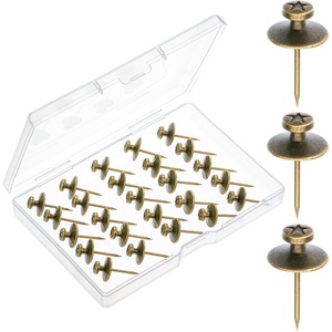 image:imageMr Pen Double Headed Picture Hanging Nails 80 Pack Silver  Picture Nails Tacks for Wall Hangings Wall Pins for Hanging Wall Nails for Hanging Thumb Tacks for Wall HangingBronze
