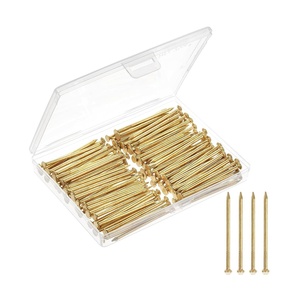image:imageMr Pen Hardware Nails 120 pcs 2 Inches Gold  Small Nails for Hanging Pictures Finishing Nails Wall Nails for Hanging Pin Nails Hardware Nails Assorted NailsGold