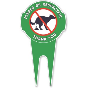 image:imageMr Pen No Dog Poop Signs for Yard 12 x 65 Aluminum  Dog Poop Signs for Lawn with Stake Weatherproof Durable and Easy to Install