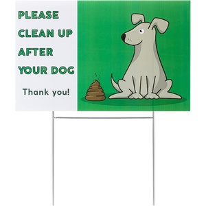 image:imageMr Pen No Dog Poop Signs for Yard Clean Up After Your Dog Signs  No Pooping Dog Signs for Yard Dog Poop Signs for Lawn Dog Signs No Pooping Curb Your Dog Sign
