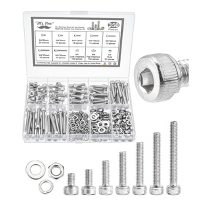 image:imageMr Pen Nuts and Bolts Assortment Kit 120 pcs Stainless Steel  M6 Screws 7 Sizes 1035mmHex Socket Head Cap Screws Assorted Nuts and Bolts Nut Bolt and Washer Assortment350 pcs  M47 Sizes 630mm